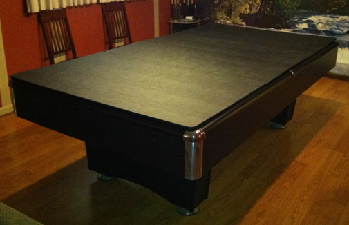 Pool Billiard Table Custom Hard Cover, Dining Room Table Pads Magnetic